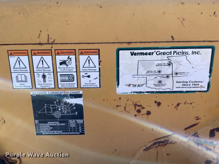 image for item IC9464 2009 Vermeer BC1000 XL  wood chipper