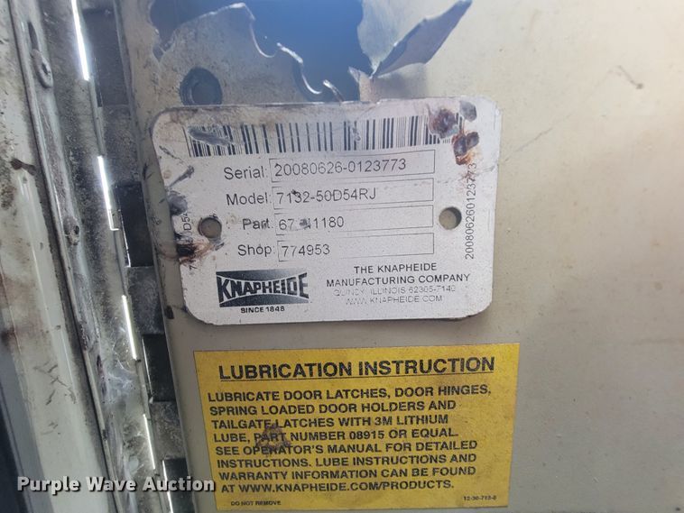 image for item IF9927 Knapheide 7132-50D54RJ  utility bed