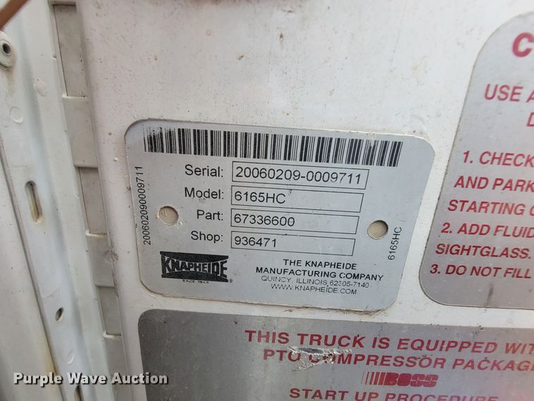 image for item IF9928 Knapheide 6165HC  utility bed