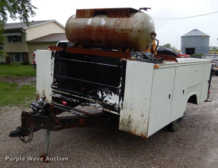 image for item II9577 Shop built utility bed trailer