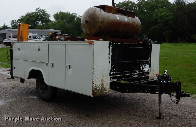 image for item II9577 Shop built utility bed trailer