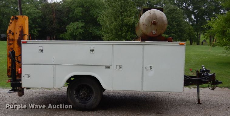 image for item II9577 Shop built utility bed trailer