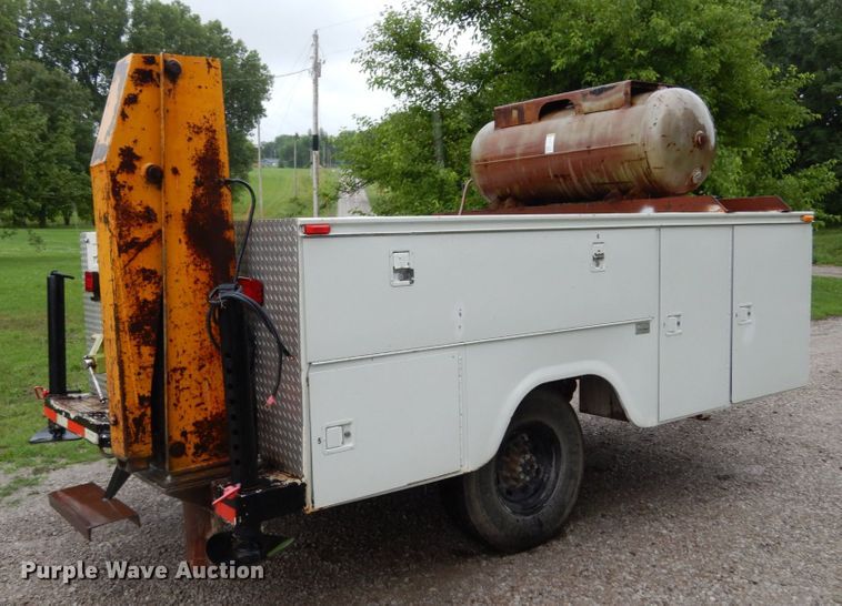 image for item II9577 Shop built utility bed trailer