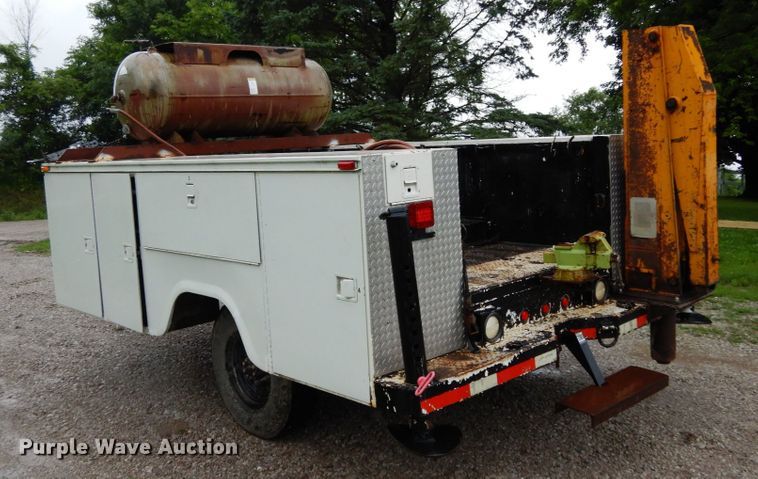 image for item II9577 Shop built utility bed trailer