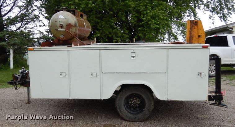 image for item II9577 Shop built utility bed trailer