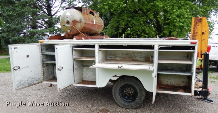 image for item II9577 Shop built utility bed trailer