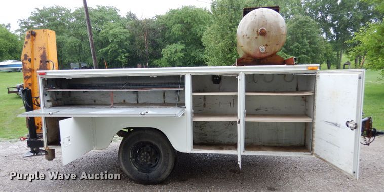 image for item II9577 Shop built utility bed trailer
