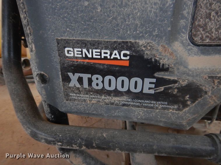 image for item IJ9459 (2) Generac XT8000E generators