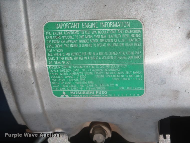 image for item IO9207 2010 Mitsubishi Fuso  sprayer truck