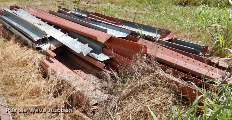 image for item IW9801 Approximately 40' x 20' metal building frame