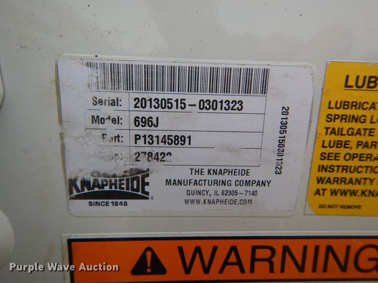 image for item IY9640 2013 Ford F250 Super Duty  SuperCab utility bed pickup truck