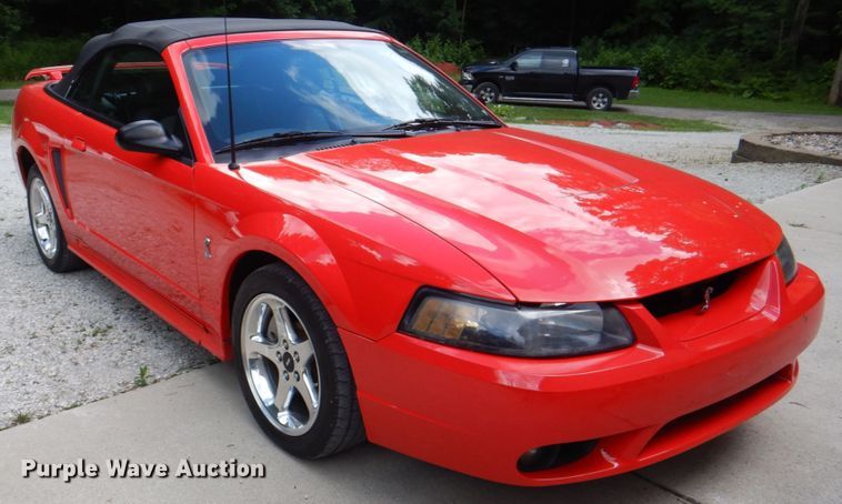 image for item JY9804 2001 Ford Mustang Cobra  convertible