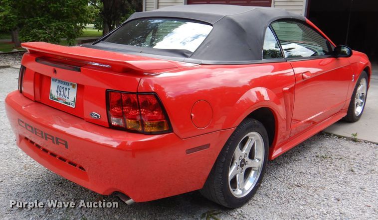 image for item JY9804 2001 Ford Mustang Cobra  convertible