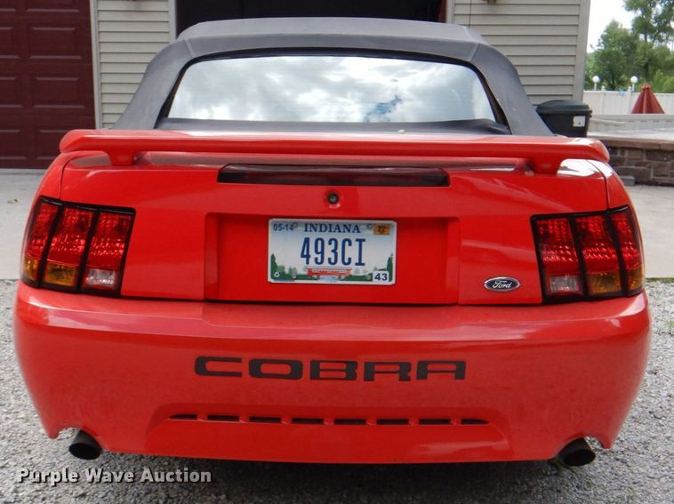 image for item JY9804 2001 Ford Mustang Cobra  convertible