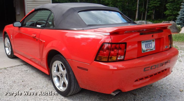 image for item JY9804 2001 Ford Mustang Cobra  convertible