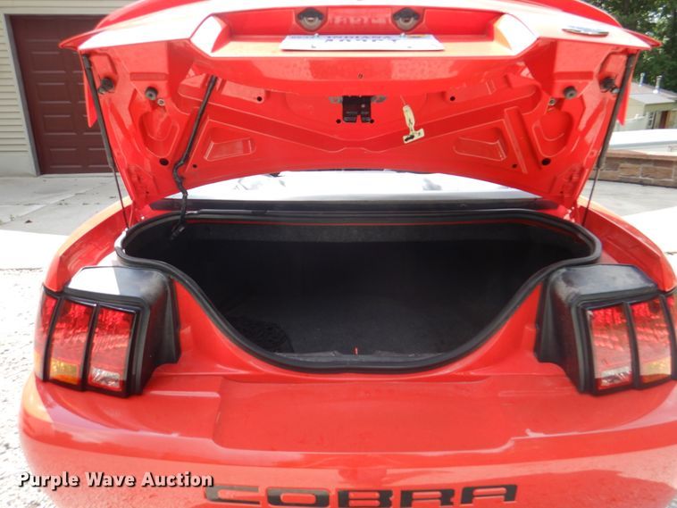 image for item JY9804 2001 Ford Mustang Cobra  convertible