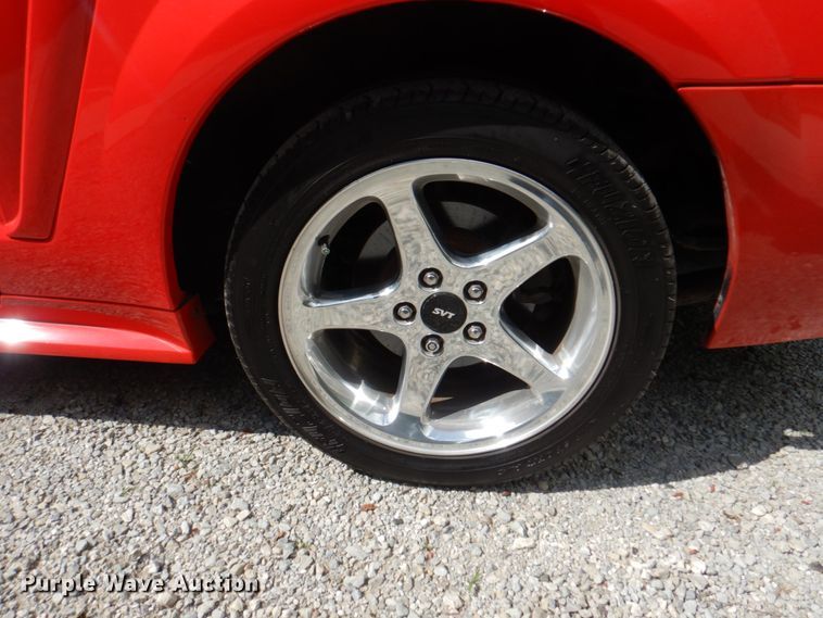 image for item JY9804 2001 Ford Mustang Cobra  convertible