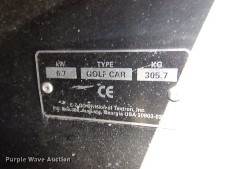 image for item JY9805 EZ GO  golf cart