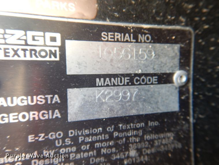 image for item JY9805 EZ GO  golf cart