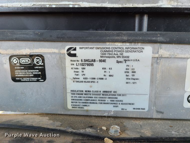 image for item L1332 2012 Cedar Creek Silverback  camper