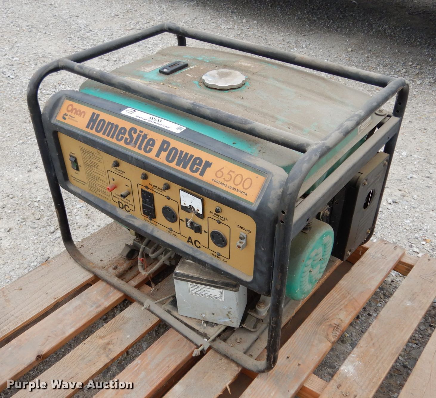 Onan Homesite Power 6500 generator in Unionville, MO Item II9558 sold