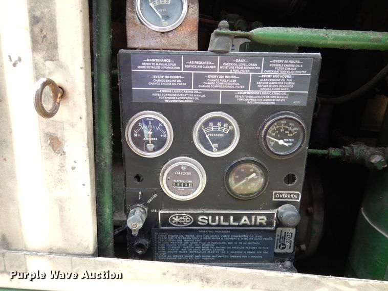 image for item AF9888 Sullair 185PDQ  air compressor