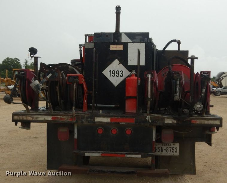 image for item DC2021 2000 Ford F650  flatbed truck with fuel / lube system