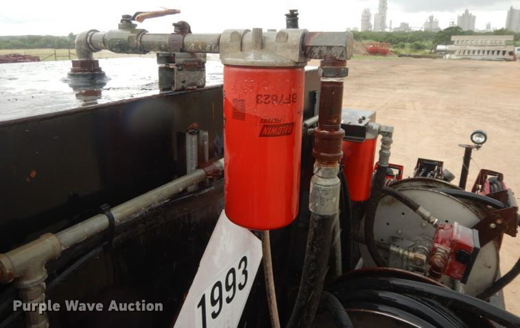 image for item DC2021 2000 Ford F650  flatbed truck with fuel / lube system