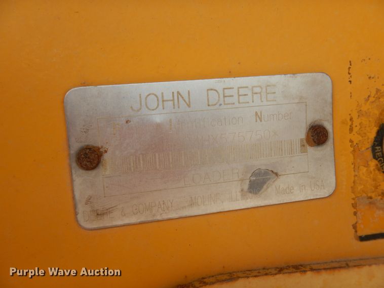 image for item DC2024 2000 John Deere 624H  wheel loader