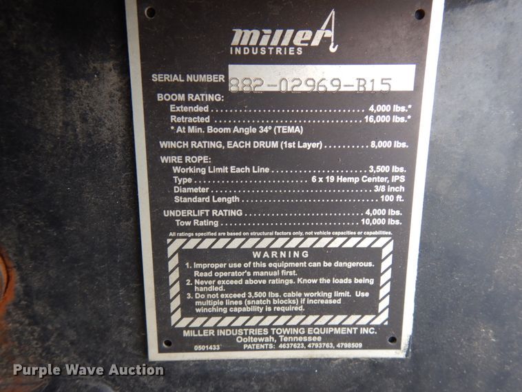 image for item DF6475 2018 Ford F350 Super Duty  SuperCab tow truck