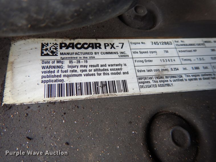 image for item DF6480 2020 Peterbilt 337  rollback truck