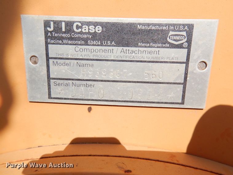 image for item DG0668 1994 Case 560  trencher