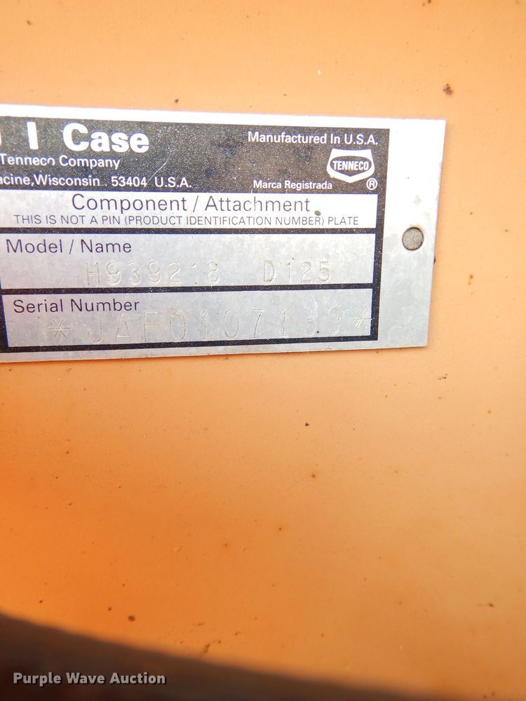 image for item DG0668 1994 Case 560  trencher