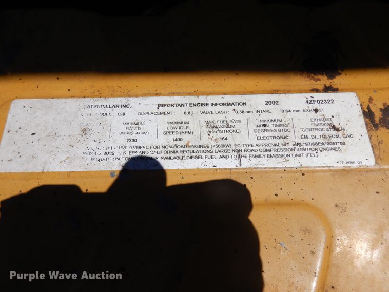 image for item DH5591 2002 Caterpillar 330CL  excavator