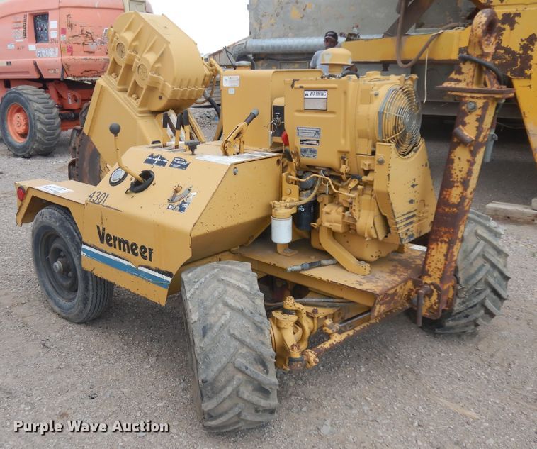 image for item DH5602 1994 Vermeer TC4  trench compactor