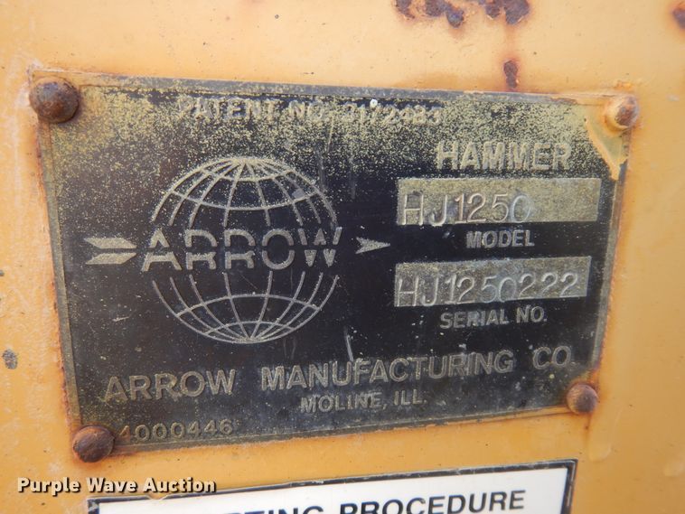 image for item DH5603 1978 Arrow HJ1250  drop hammer
