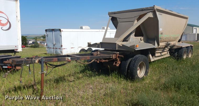 image for item DH5607 1993 Beall  bottom dump trailer