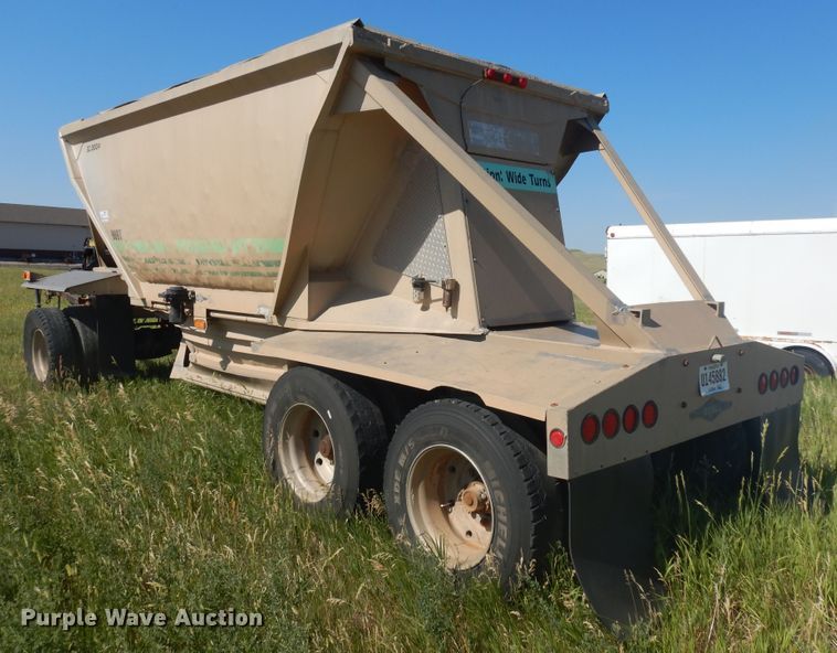 image for item DH5607 1993 Beall  bottom dump trailer