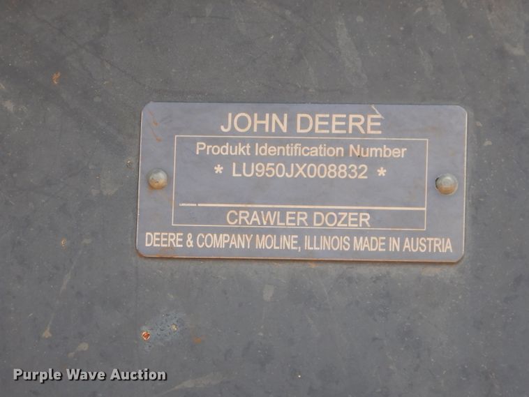 image for item DJ8851 2007 John Deere 950J  dozer