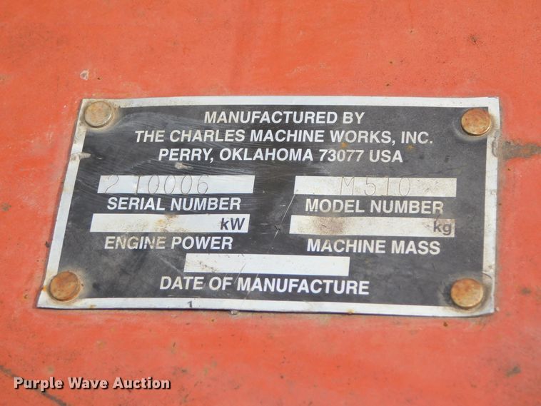 image for item DK8565 1988 Ditch Witch 5010  trencher