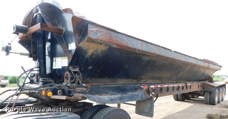 image for item DK8566 2001 Clement  side tilt dump trailer