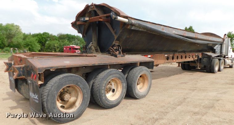 image for item DK8566 2001 Clement  side tilt dump trailer