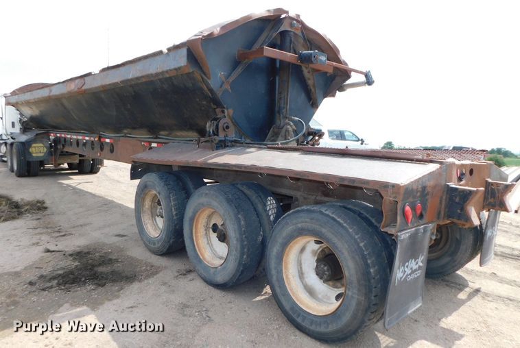 image for item DK8566 2001 Clement  side tilt dump trailer