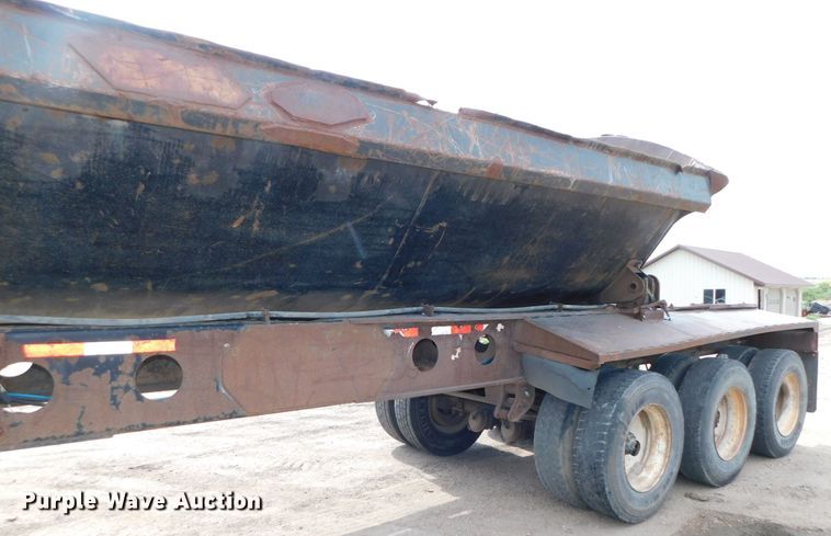 image for item DK8566 2001 Clement  side tilt dump trailer