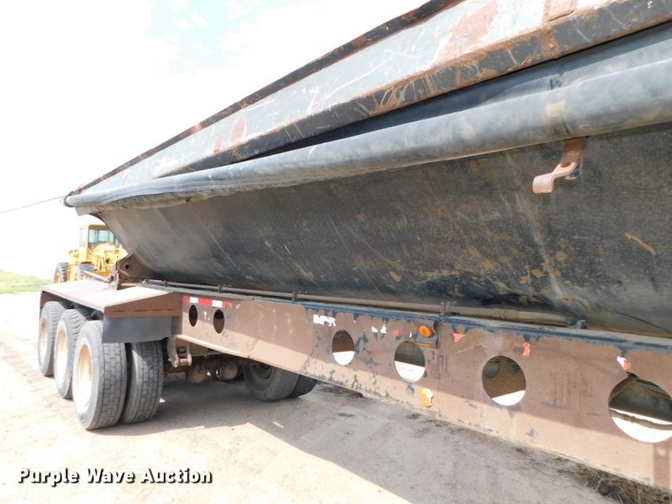 image for item DK8566 2001 Clement  side tilt dump trailer