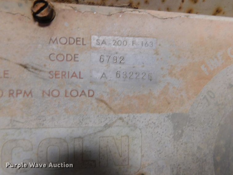 image for item DK8567 Lincoln SA-200  welder