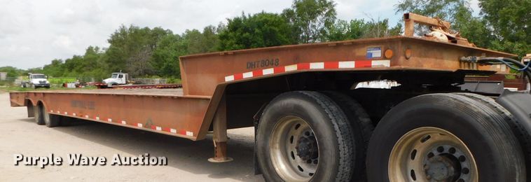 image for item DK8590 2001 Trail Eze DHT8048  drop deck equipment trailer