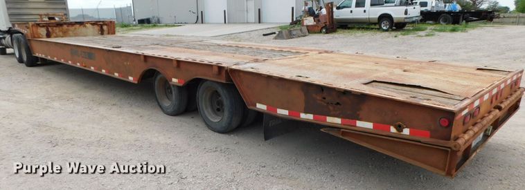 image for item DK8590 2001 Trail Eze DHT8048  drop deck equipment trailer