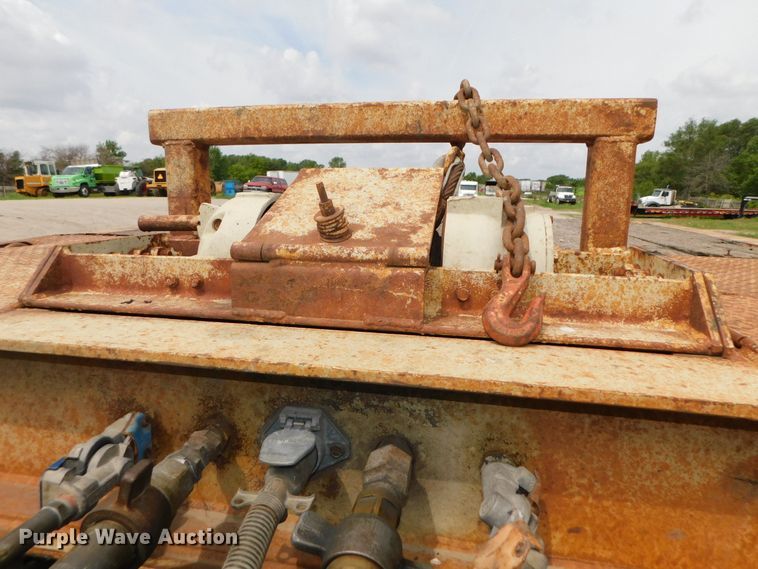 image for item DK8590 2001 Trail Eze DHT8048  drop deck equipment trailer