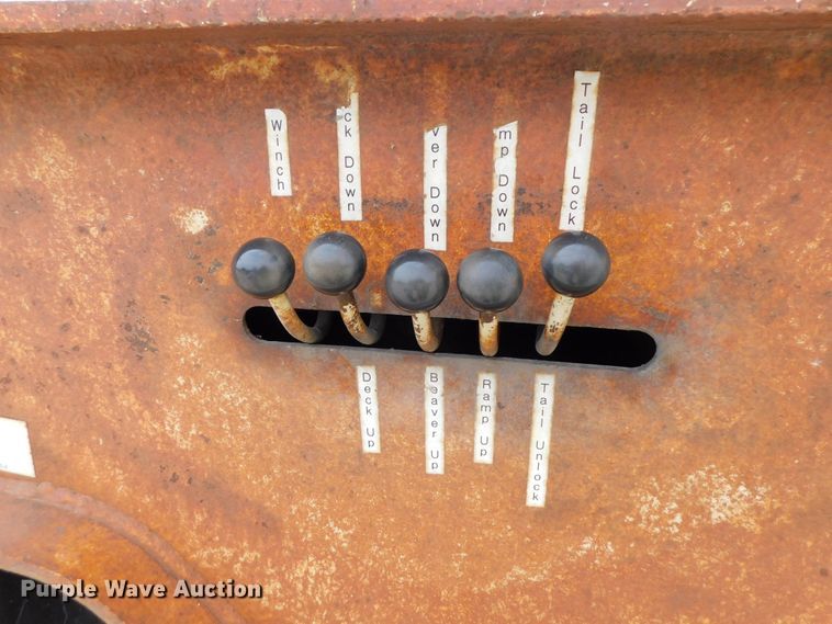 image for item DK8590 2001 Trail Eze DHT8048  drop deck equipment trailer